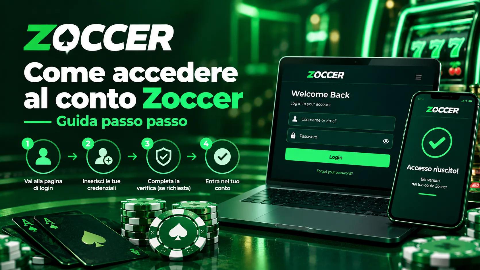 zoccer  guida passo passo